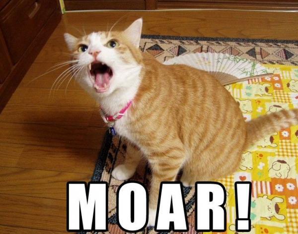 MOAAR!